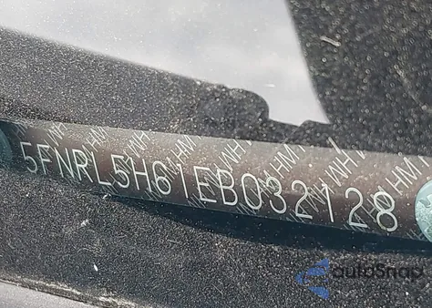 2014 Honda Odyssey Ex-L z USA, uszkodzony, nr VIN 5FNRL5H61EB032128